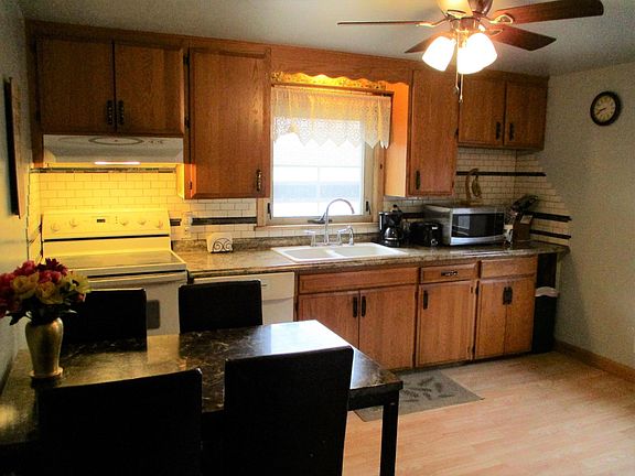 Oak cabinets