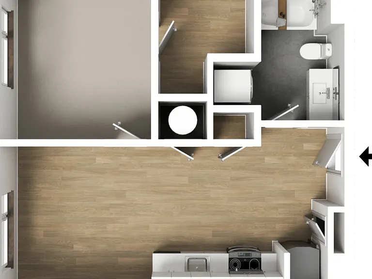 1 Bedroom Type G 1 Bedroom Type G