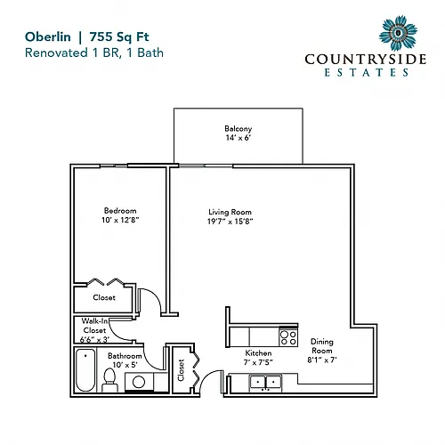 Floor plan Oberlin