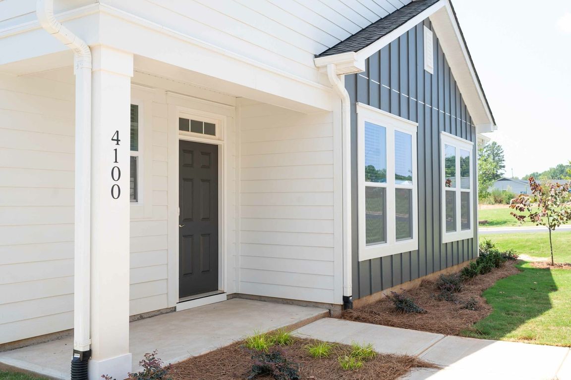 Private covered front entry