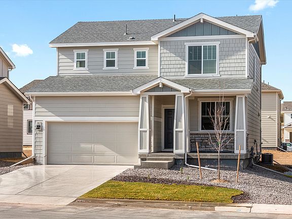 The Pagosa floorplan image taken at a Meritage Homes community in Johnstown, CO