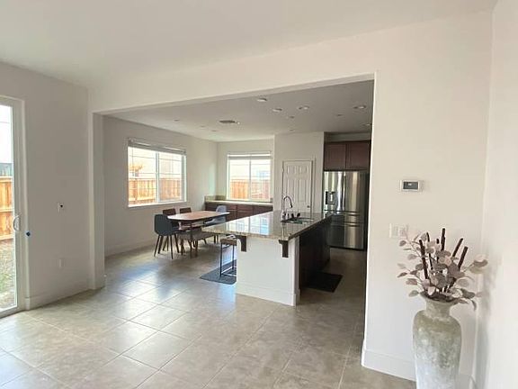 Available now.

Comes with solar panels, keyless entry, washer and dryer (fridge not included). Google Home installed, connected to AC, garage, lights, and front door. 

No Smoking.