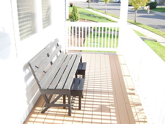 Covered Front Porch Deck
