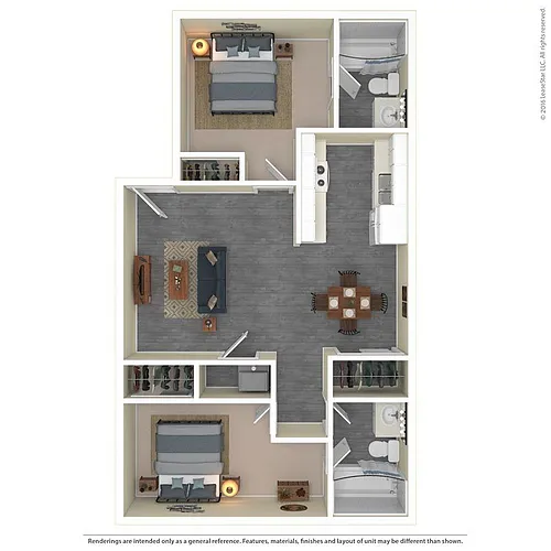Floor plan 2x2 C Classic