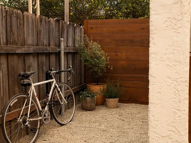 Private outdoor space.
