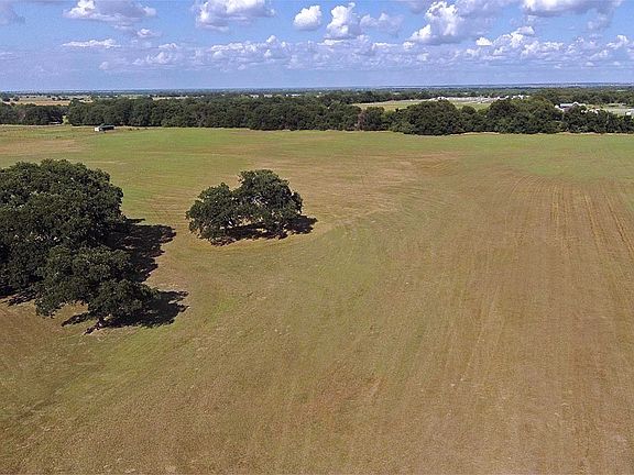 Elevated view of pasture