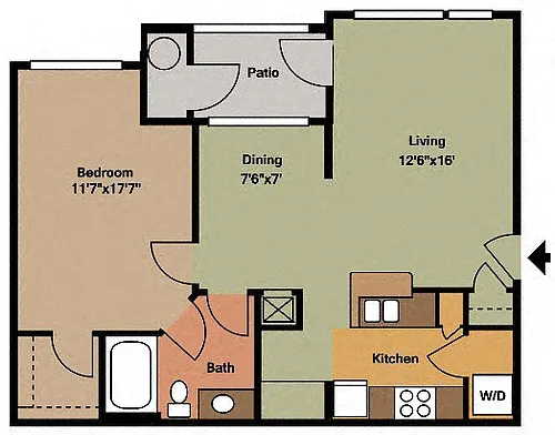Floor plan The Hamilton