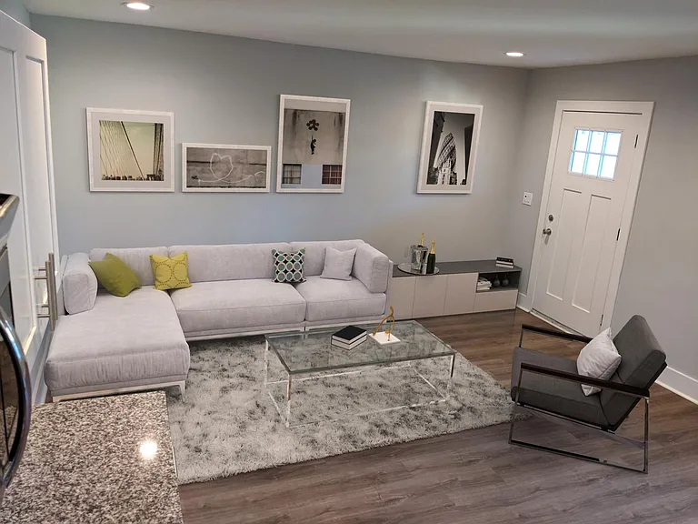 AI Staged living room