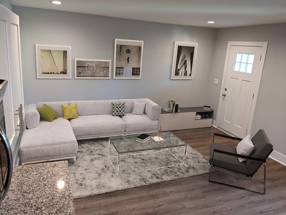 AI Staged living room