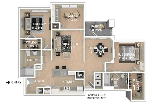 Floor plan B2-1