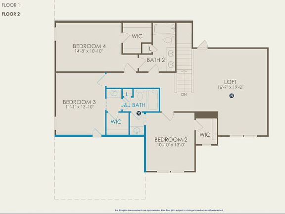 Vanderbilt Floor Plan, Quick Move-In Home, Floor 2