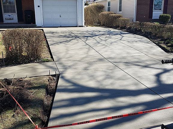 Brand New Concrete Driveway