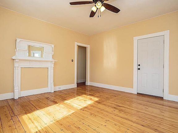 Mantle and Ceiling Fan