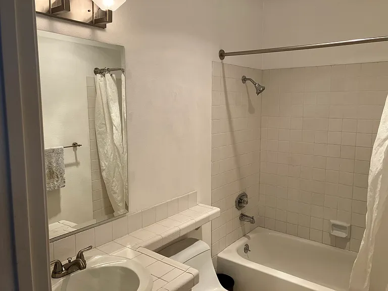 Bathroom, many new fixtures