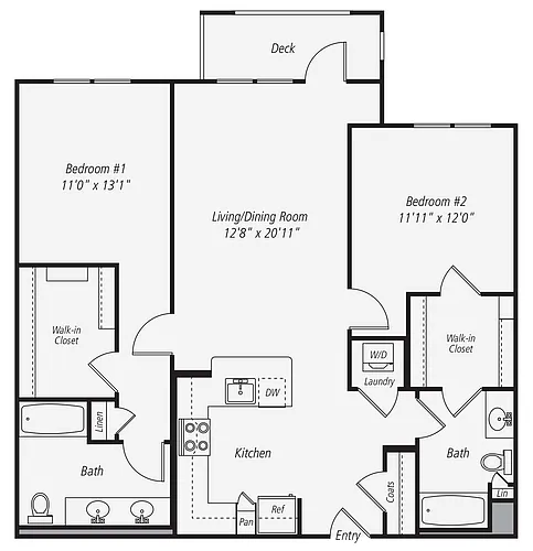 Floor plan B2-256-258-266-268