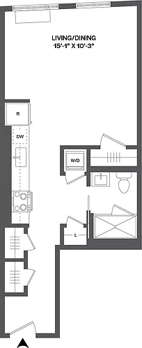 Floor plan Studio-J1A-3