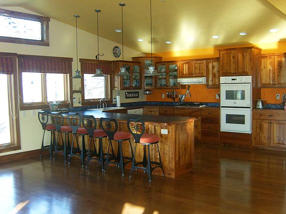 Kitchen with eat at counter