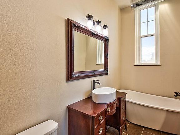 Master bath soaker tub and extra large shower