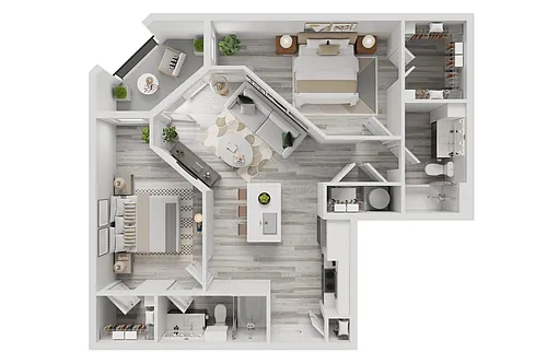 Floor plan B1 60