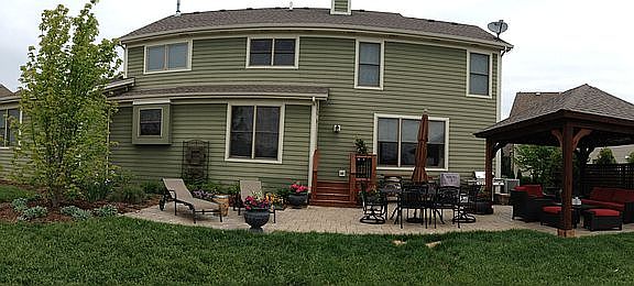 Backyard (panoramic)