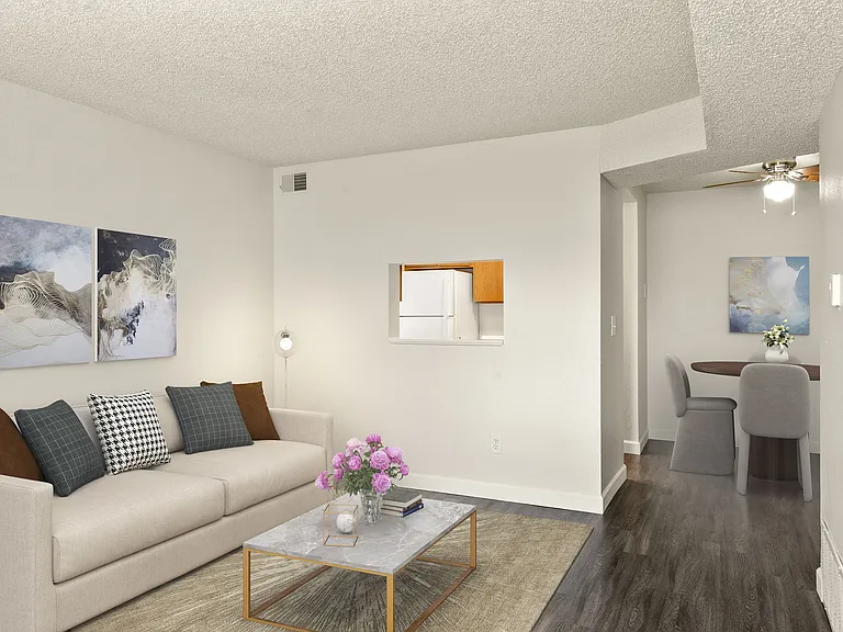 Living Room at Horizon East Apartments