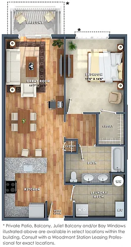 Floor plan Italo