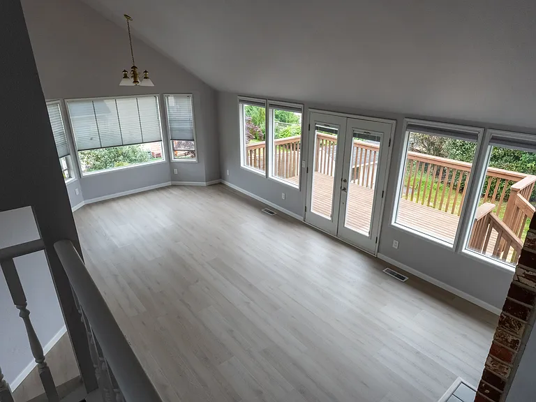 View from upstairs landing