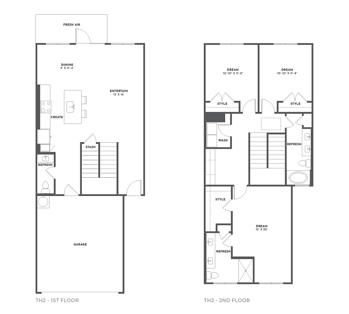 Floor plan TH2