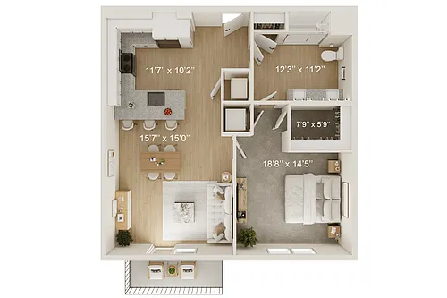 Floor plan Willow