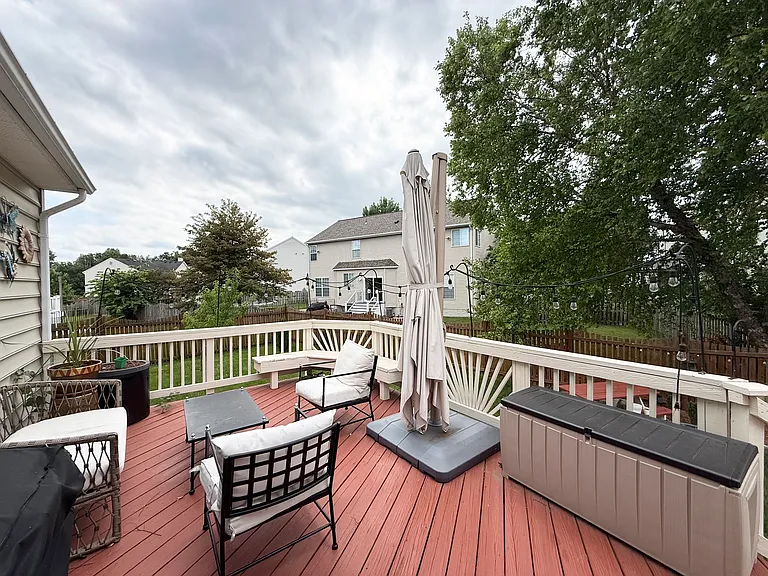 Outdoor Deck with Lawn View