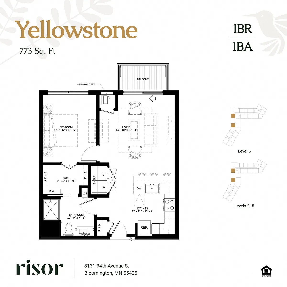 Floor plan Yellowstone