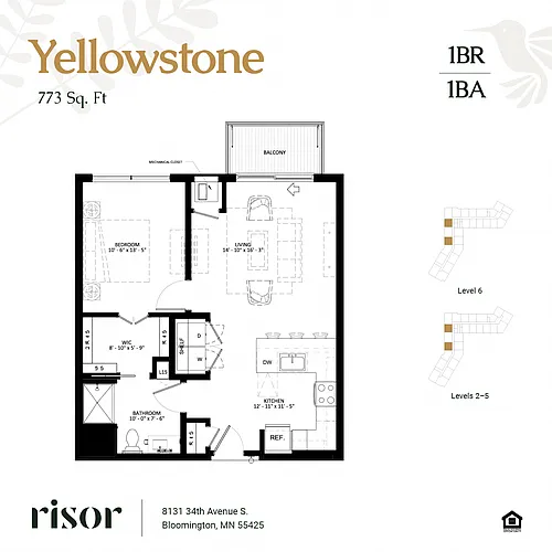 Floor plan Yellowstone