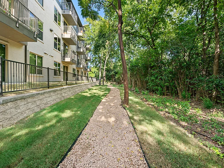 Outdoor walking path throughout the community