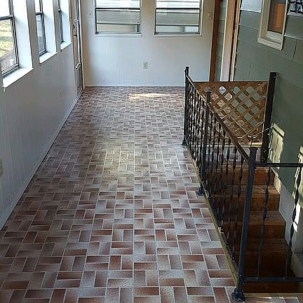 Back porch & basement stairs