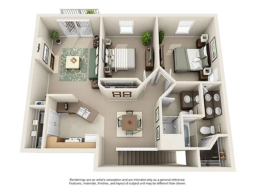 Floor plan Doric