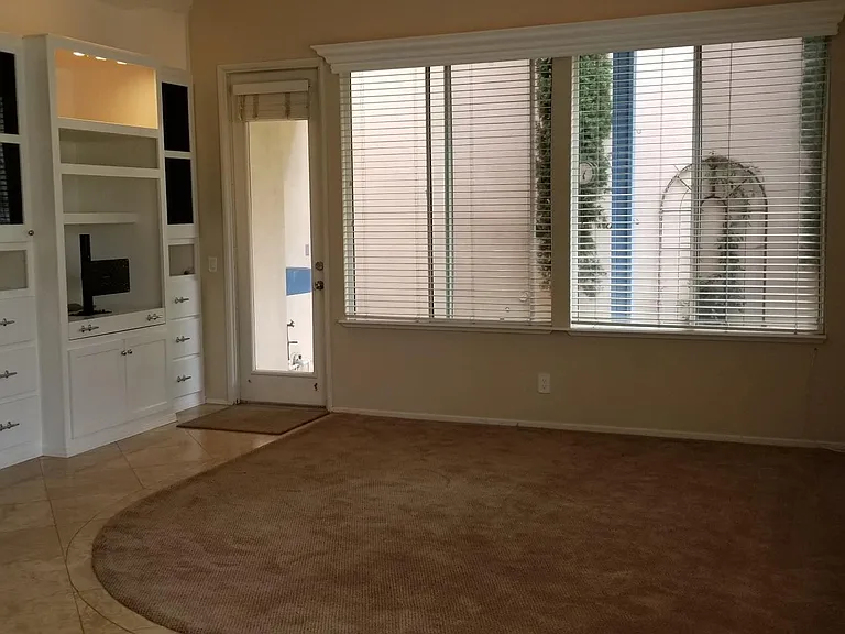 Open floor plan, view from dining room
