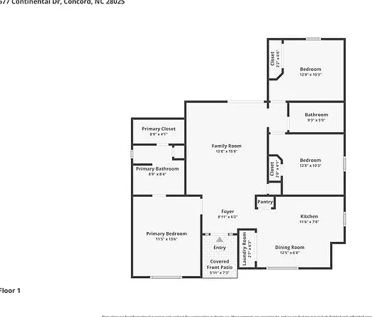 3 bed, 2.0 bath, 1106 sqft, $1,715 — Photo 2