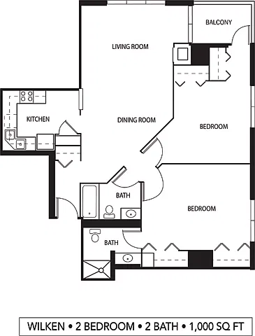 Floor plan Sibley and Wilken