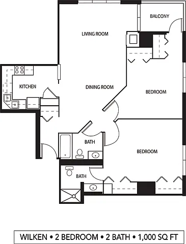 Floor plan Sibley and Wilken