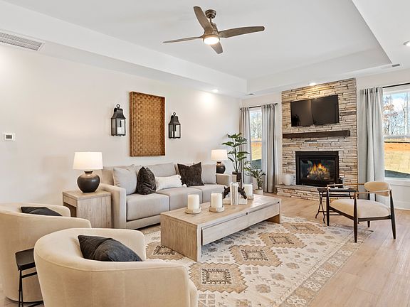 Family Room of The Middleton Design by DRB Homes