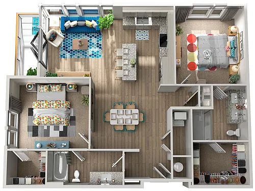 Floor plan B3