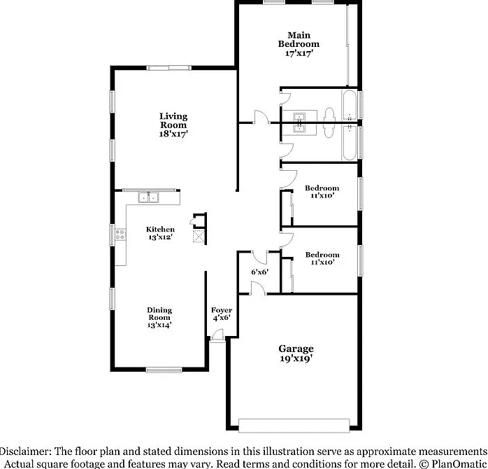 3 bed, 2.0 bath, 1406 sqft, $1,820 — Photo 2
