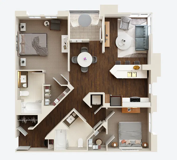 Floor plan B3