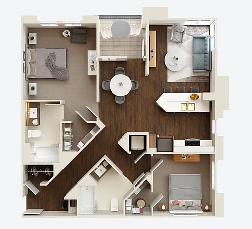 Floor plan B3
