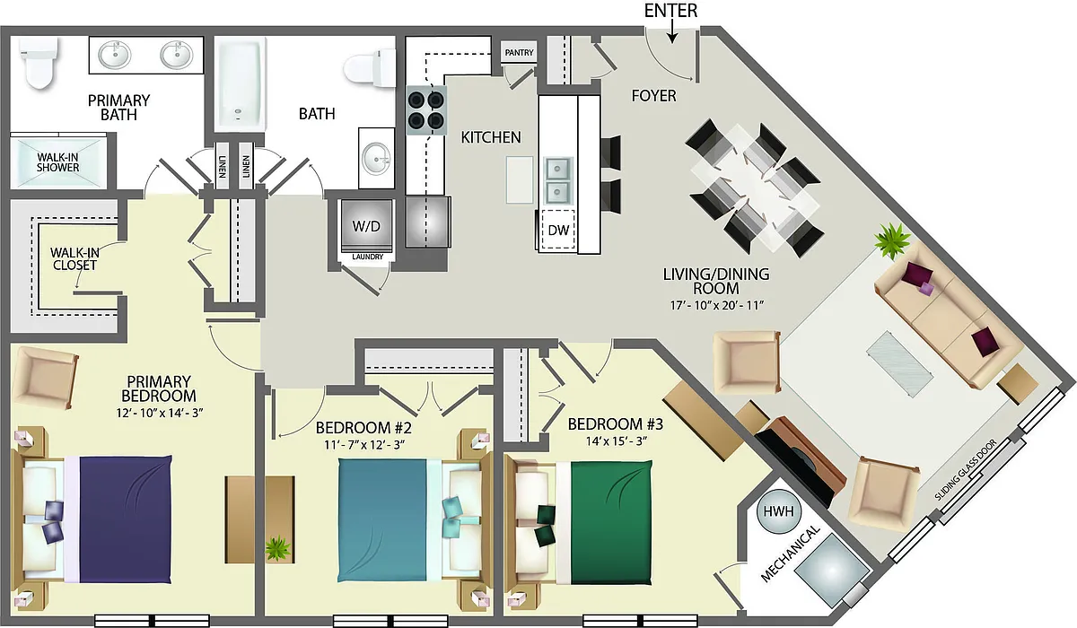 Floor plan 3A-2