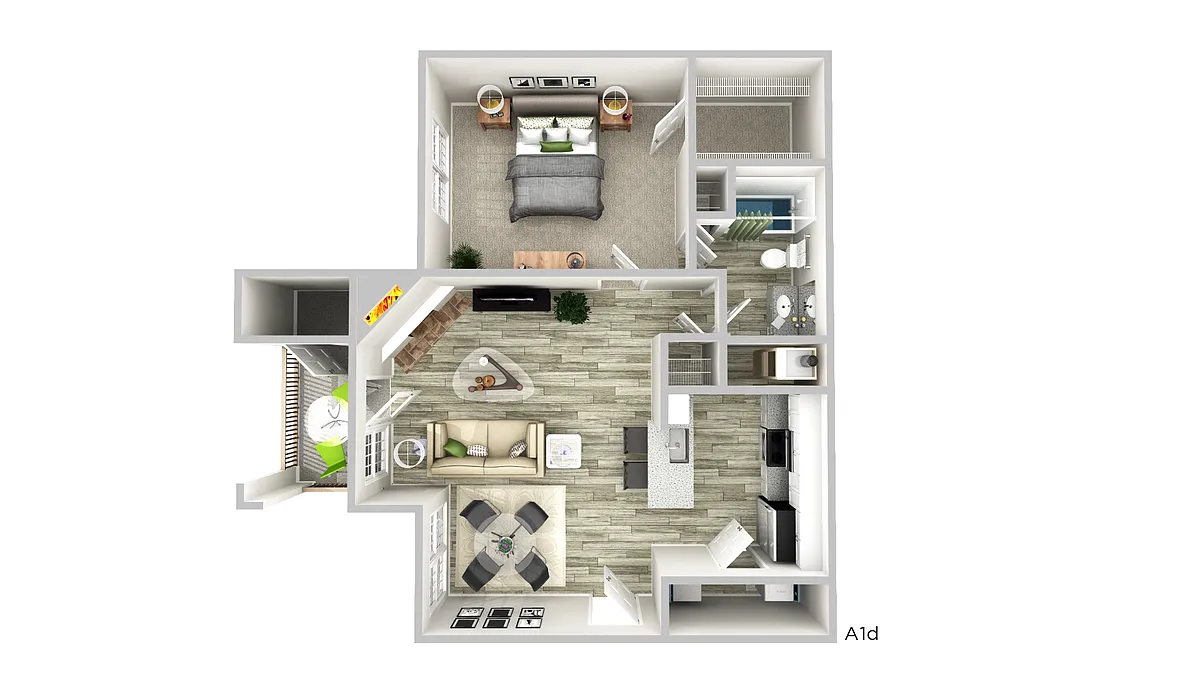 Floor plan A1d