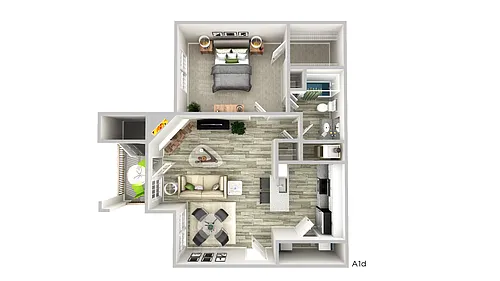 Floor plan A1d
