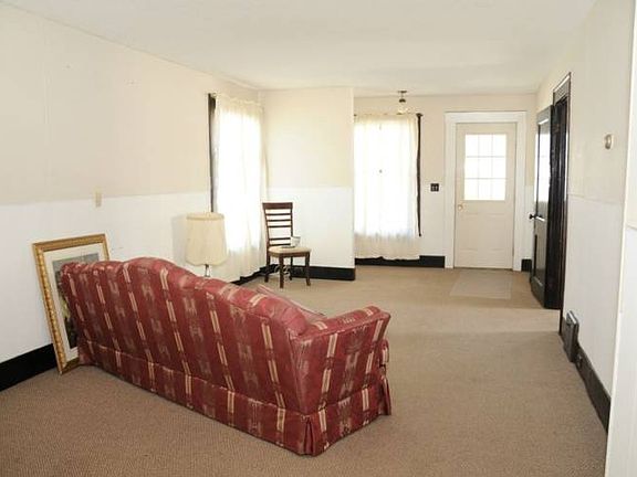 Living room looking at the front of the house.