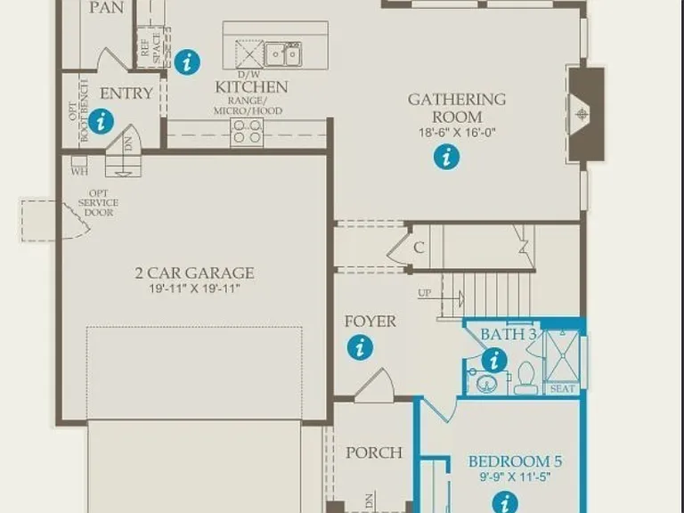 Floor plan - level 1