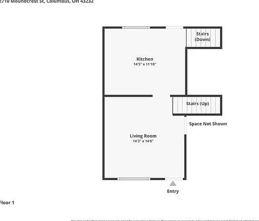 3 bed, 1.0 bath, 1316 sqft, $1,745 — Photo 3